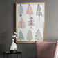 Christmas Tree Sketchbook II - Modern Framed Canvas Print