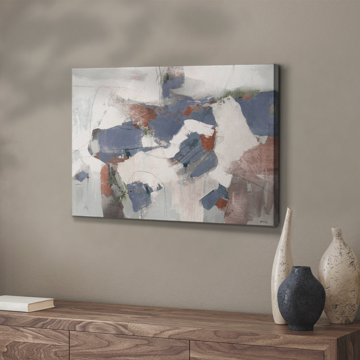 Coral Abstract - Canvas Art Print