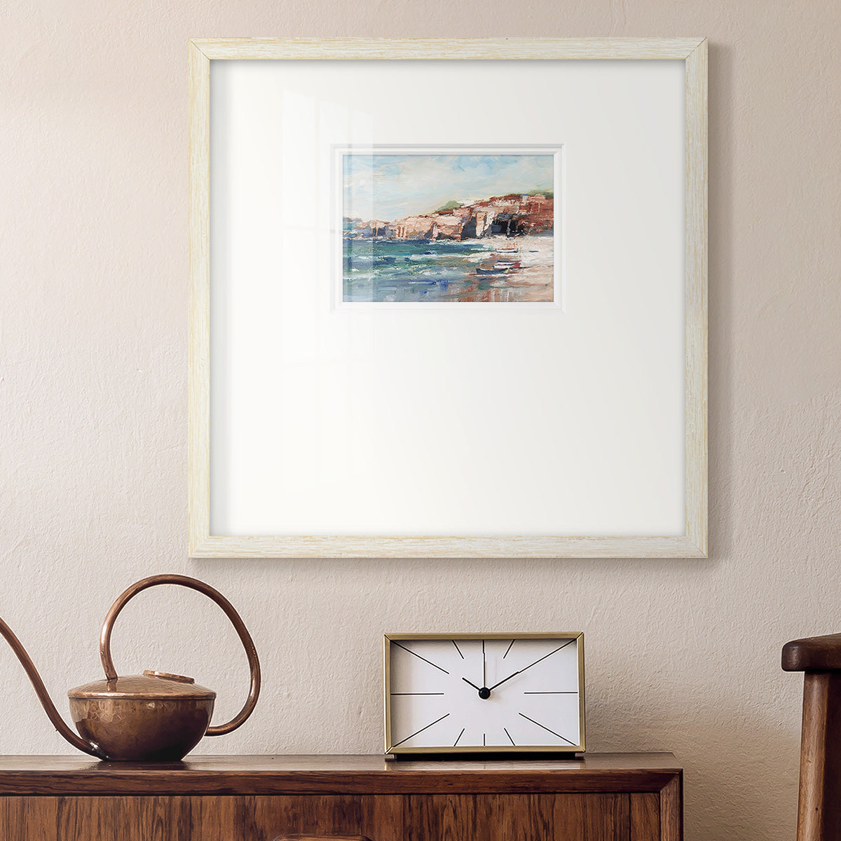 Sea Cliff Study II Premium Framed Print Double Matboard