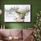 Holiday Deer Collection A - Floater Framed Canvas Print