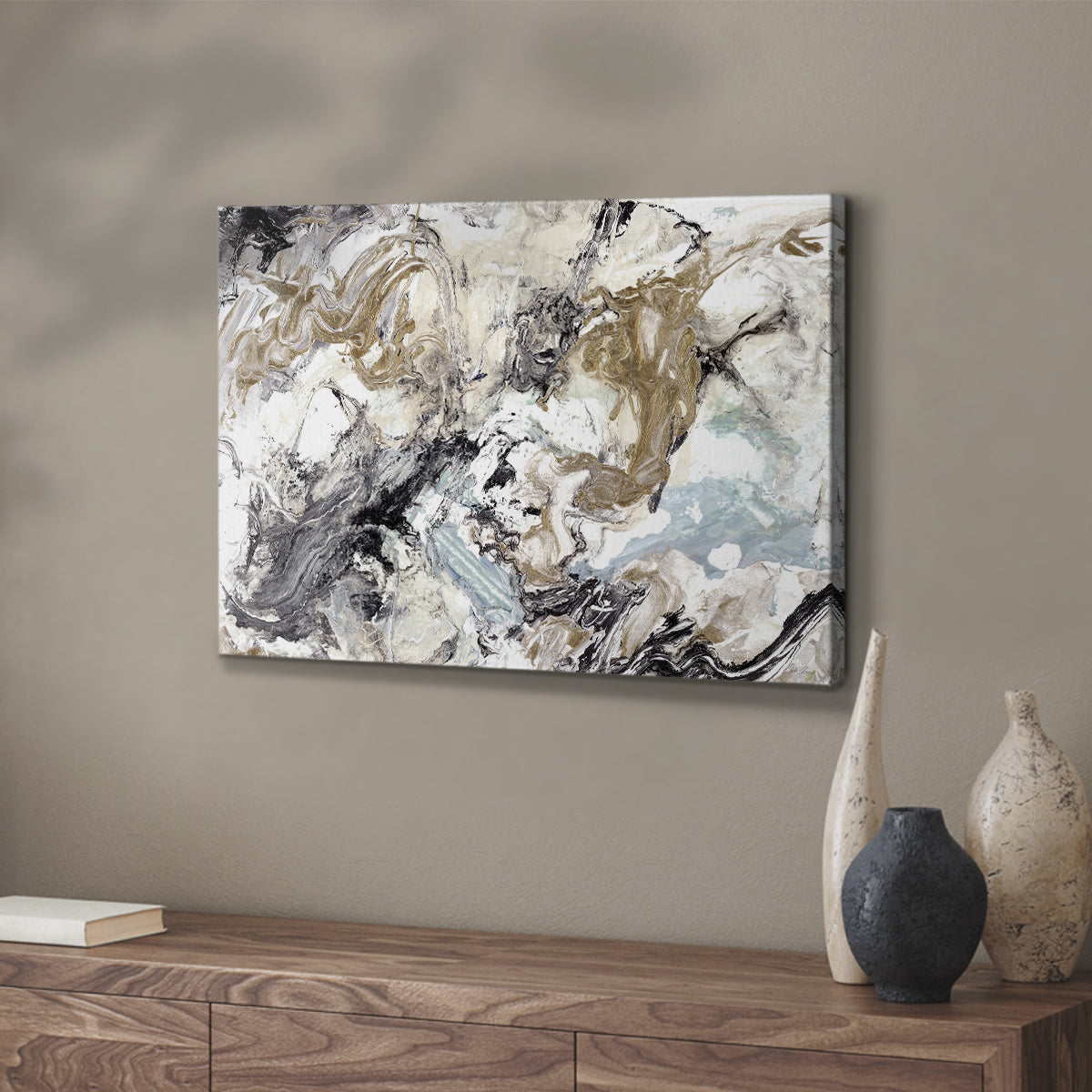 Marbelized Abstract - Canvas Art Print