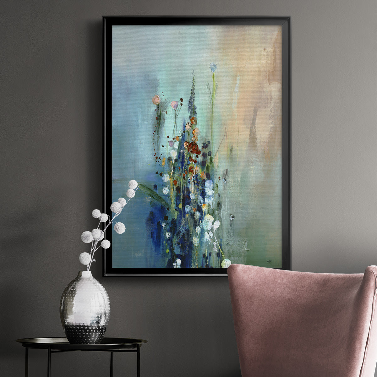 Current Air I - Modern Framed Canvas Print