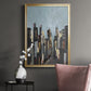 City Beat - Modern Framed Canvas Print