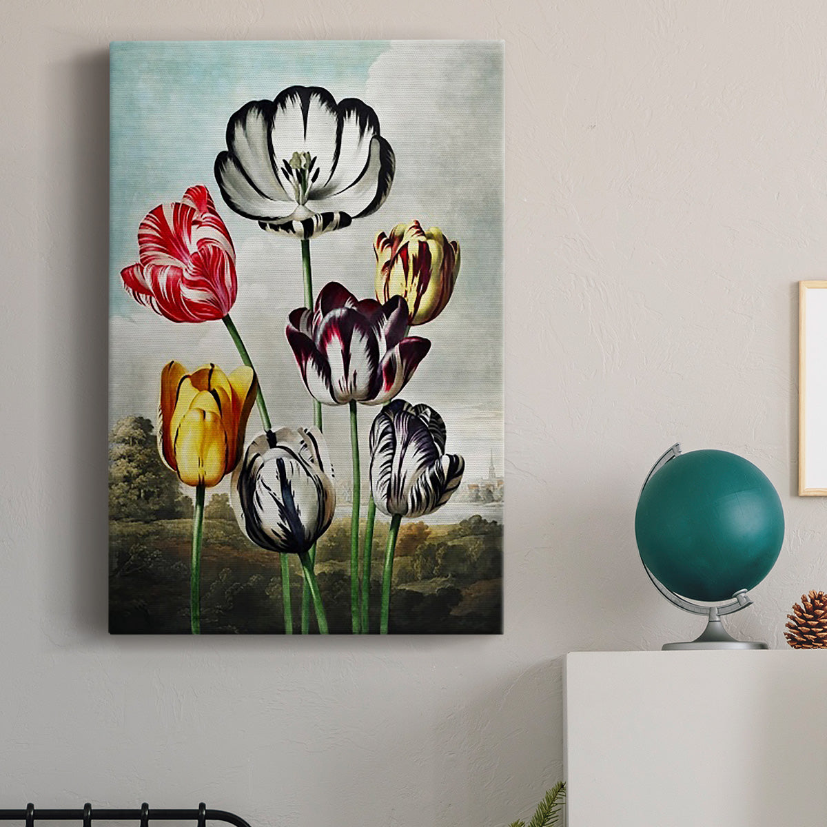 Temple of Flora VI - Canvas Art Print