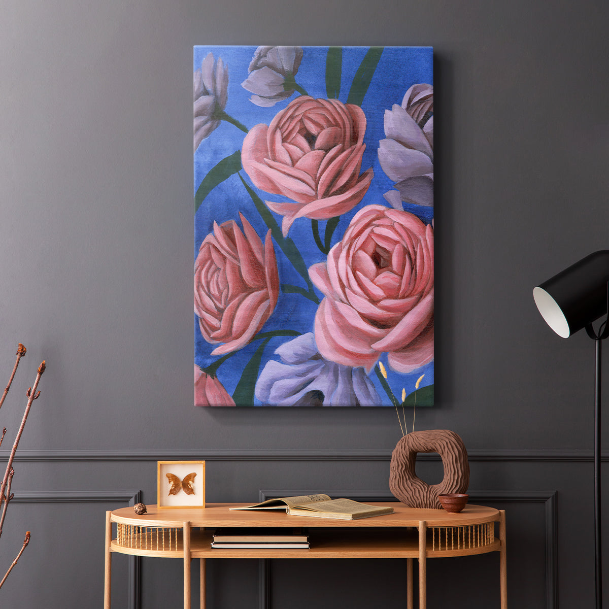 Layered Petals I - Canvas Art Print