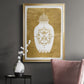 Golden Urn I - Modern Framed Canvas Print