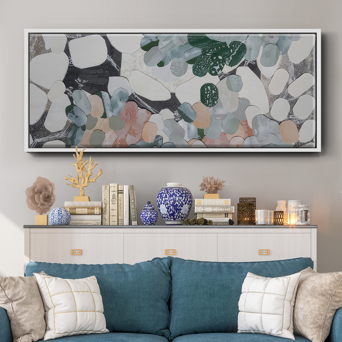 Antelope Canyon Run I  - Floater Framed Canvas Print