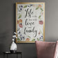 Life is the Best - Modern Framed Canvas Print