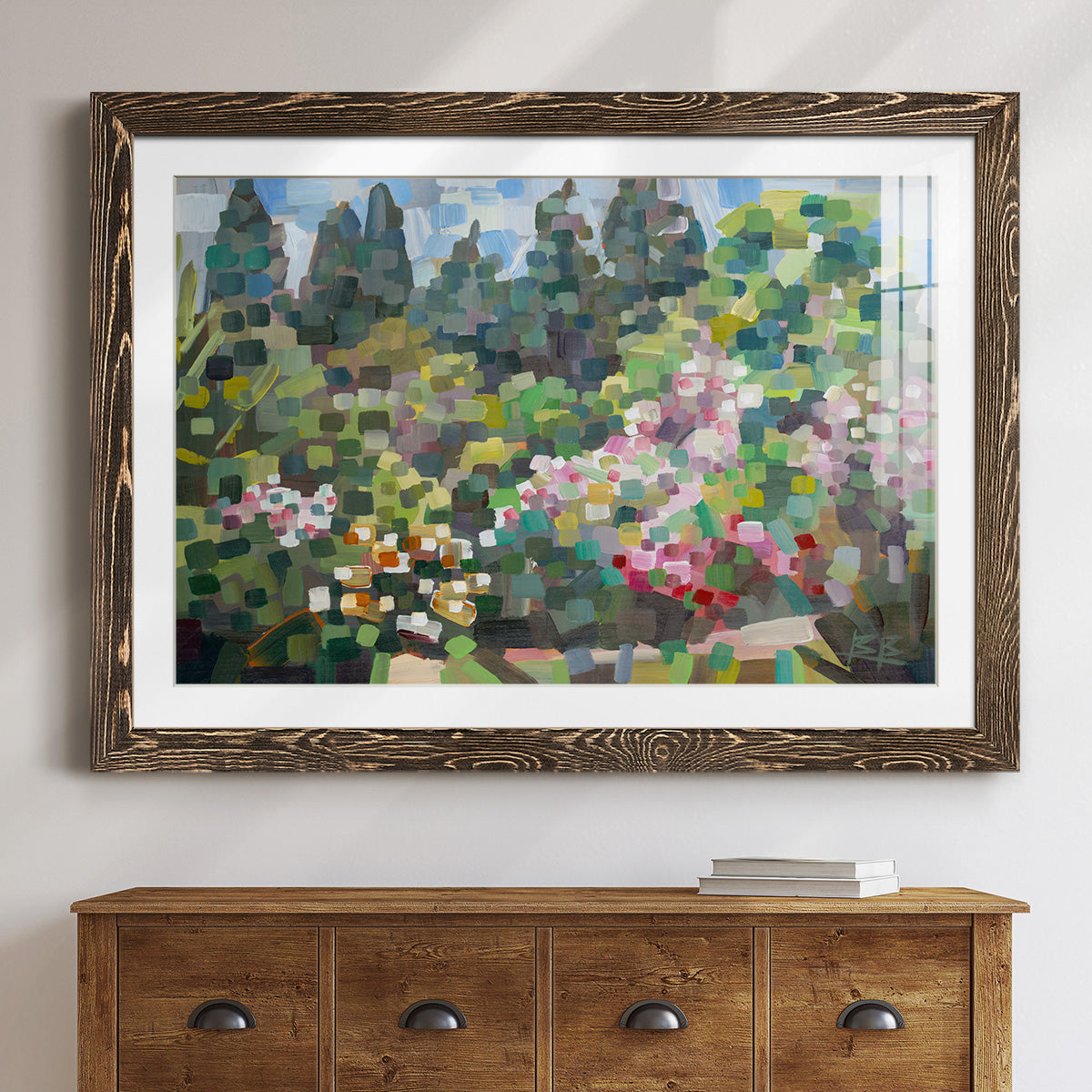 Arboretum in Spring-Premium Framed Print - Ready to Hang