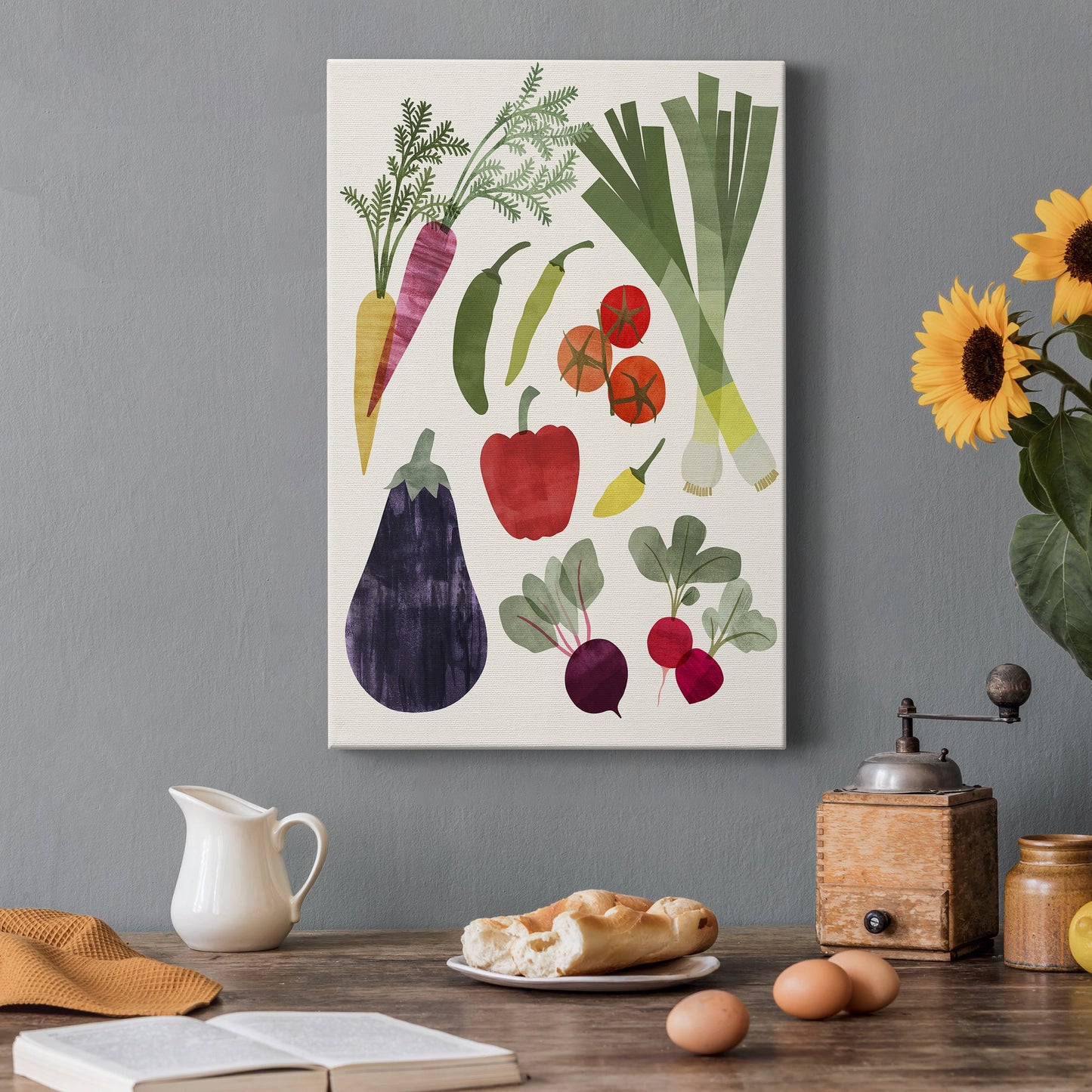 Garden Offering I Premium Gallery Wrapped Canvas - Ready to Hang