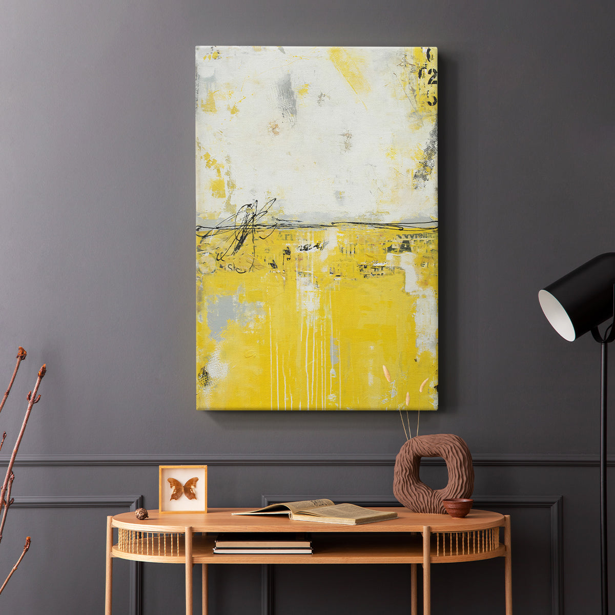 Yellow Bound - Canvas Art Print