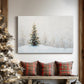 Frostlit Evergreen Parish - Canvas Art Print