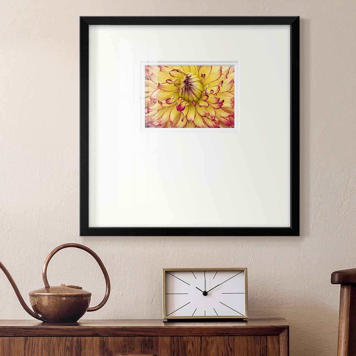 Blooms II Premium Framed Print Double Matboard