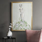 Fashion Floral Figurative - Modern Framed Canvas Print