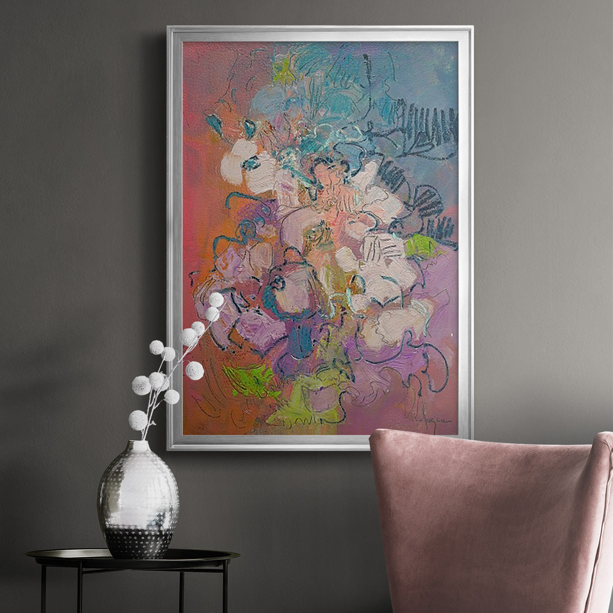 Archipelago - Modern Framed Canvas Print