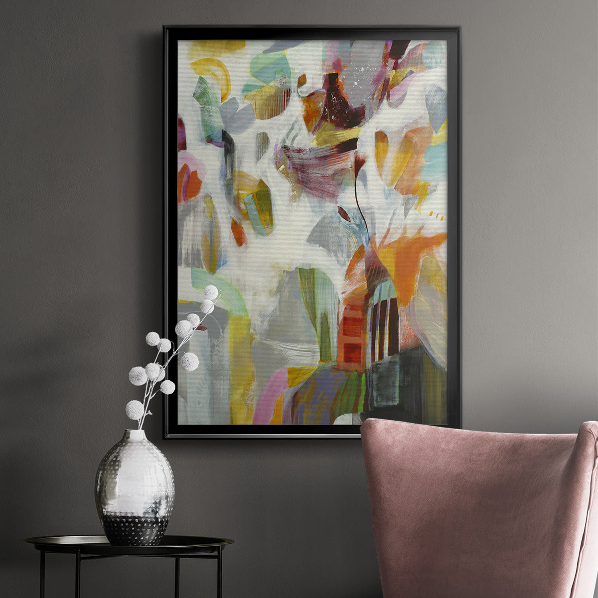 Renewal - Modern Framed Canvas Print