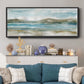 Peaceful Beach I - Floater Framed Canvas Print