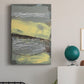 Lemon & Silver Swipe II Premium Gallery Wrapped Canvas - Ready to Hang