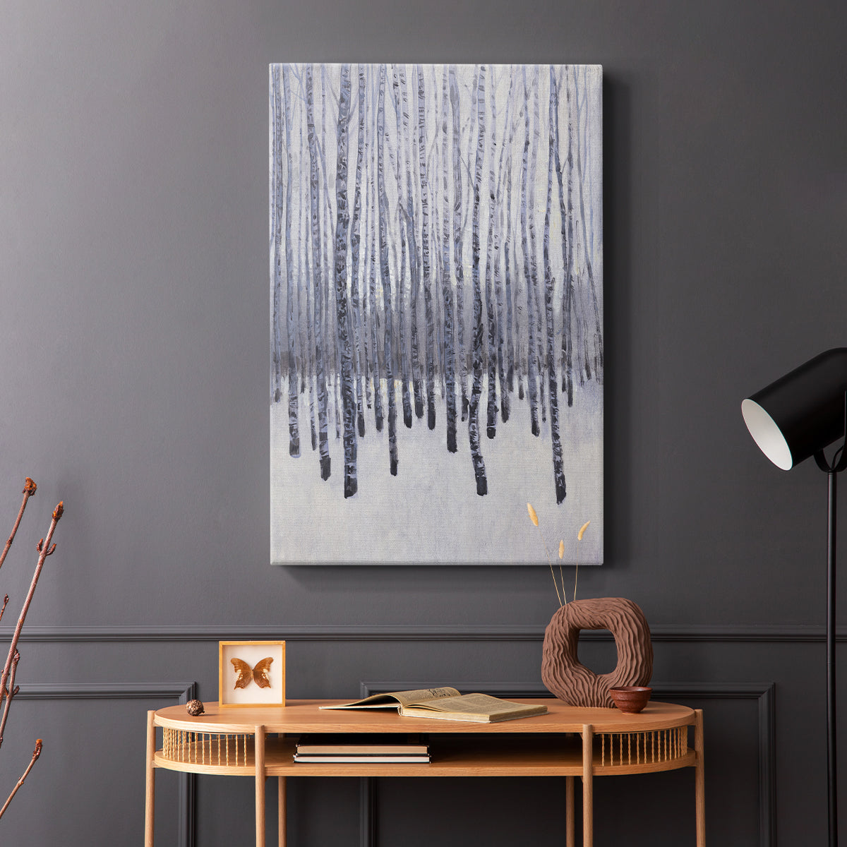 Bare Trees in Winter II - Canvas Art Print