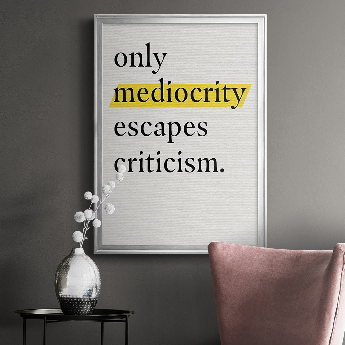 Bro-Inspo II - Modern Framed Canvas Print