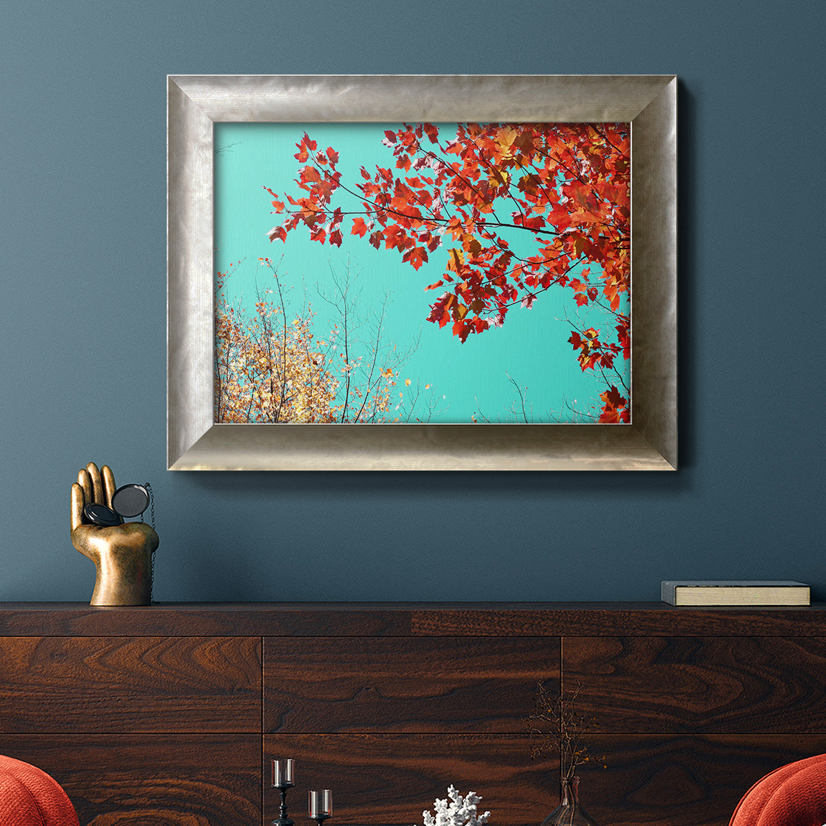 Autumn Tapestry I - Ornate Framed Canvas Print