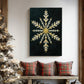 Pale Winter Garland of Cottage - Canvas Art Print