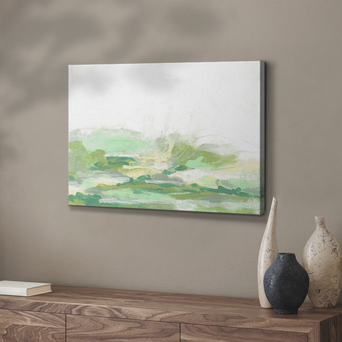Green Mist Vista I - Canvas Art Print