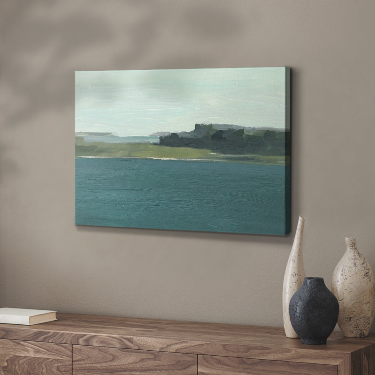 Calming Lake View II - Canvas Art Print