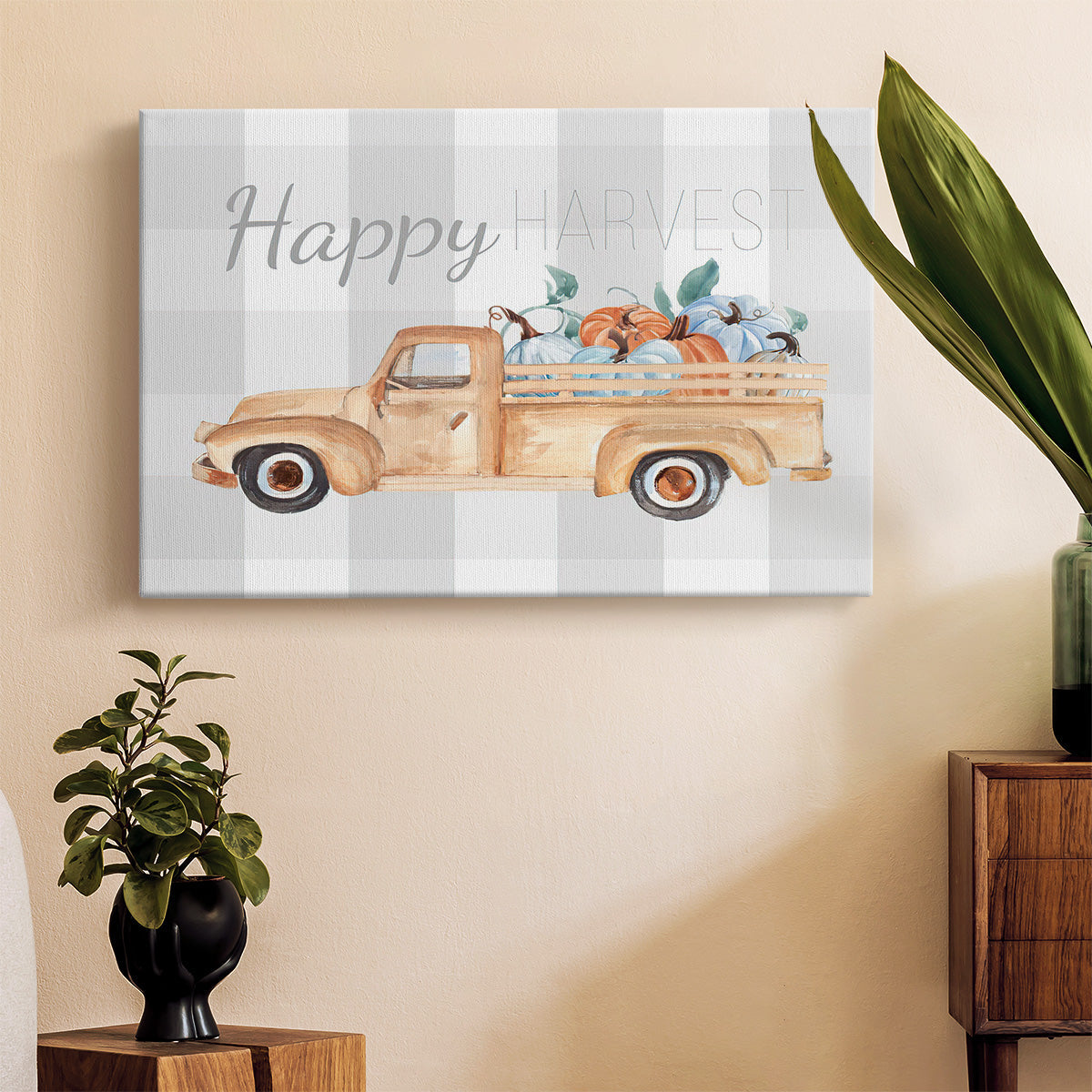 Happy Harvest I Premium Gallery Wrapped Canvas - Ready to Hang