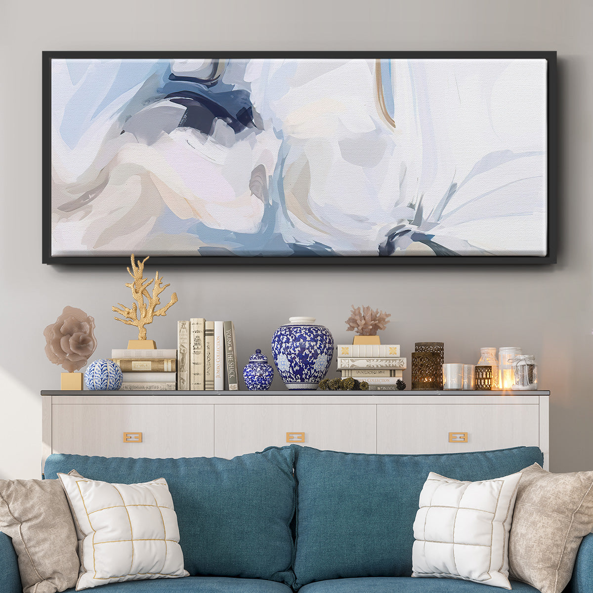 Fresh Air I - Floater Framed Canvas Print