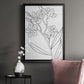 Botanical Sketch II - Modern Framed Canvas Print