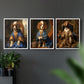 Royal Animals Series LIX - Restickable Framed Art Set