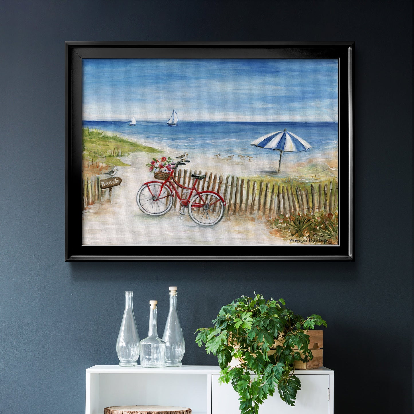 Beach Ride II Premium Classic Framed Canvas - Ready to Hang