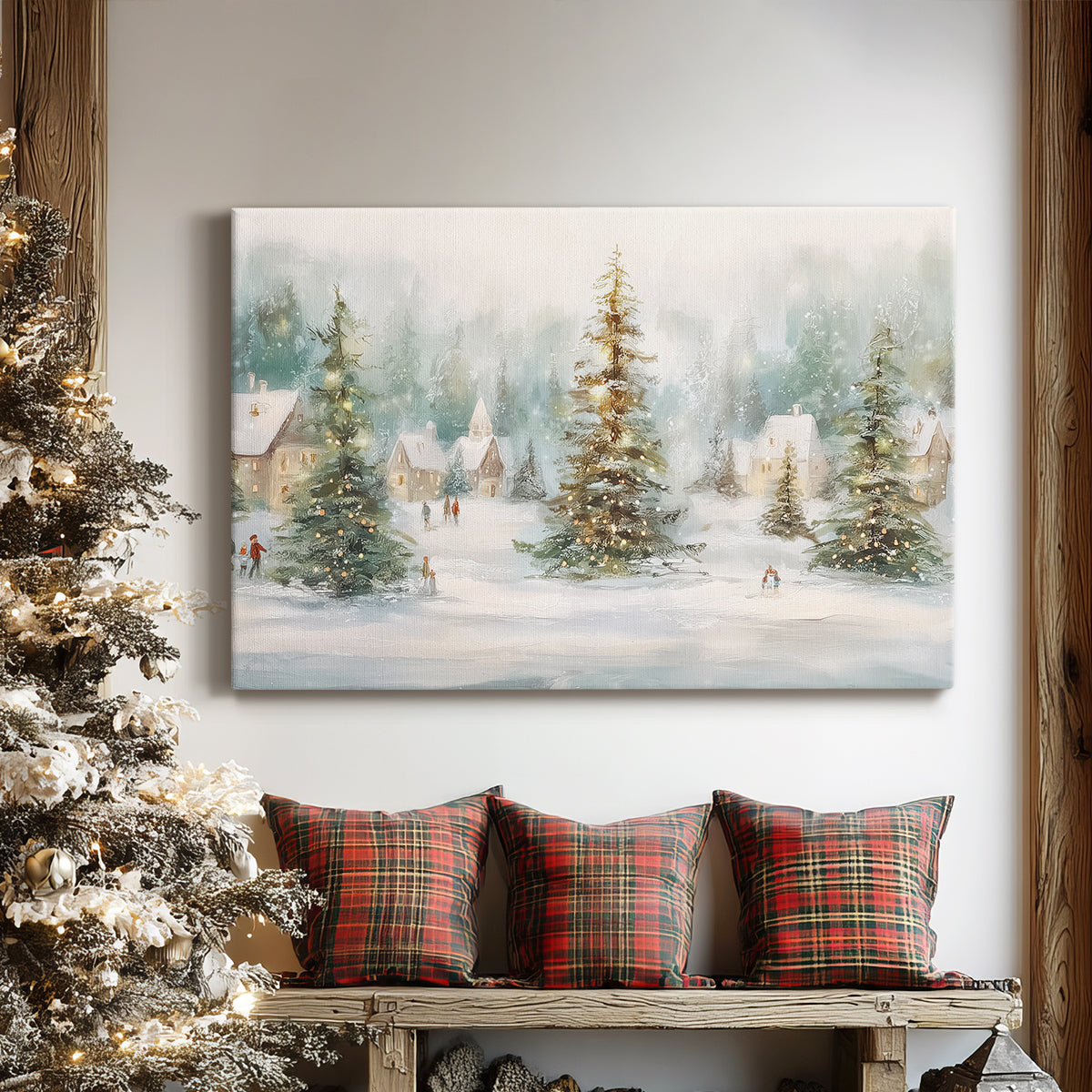 Snowwhite Whisper of Star - Canvas Art Print