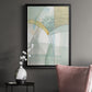 Mint Reflection I - Modern Framed Canvas Print