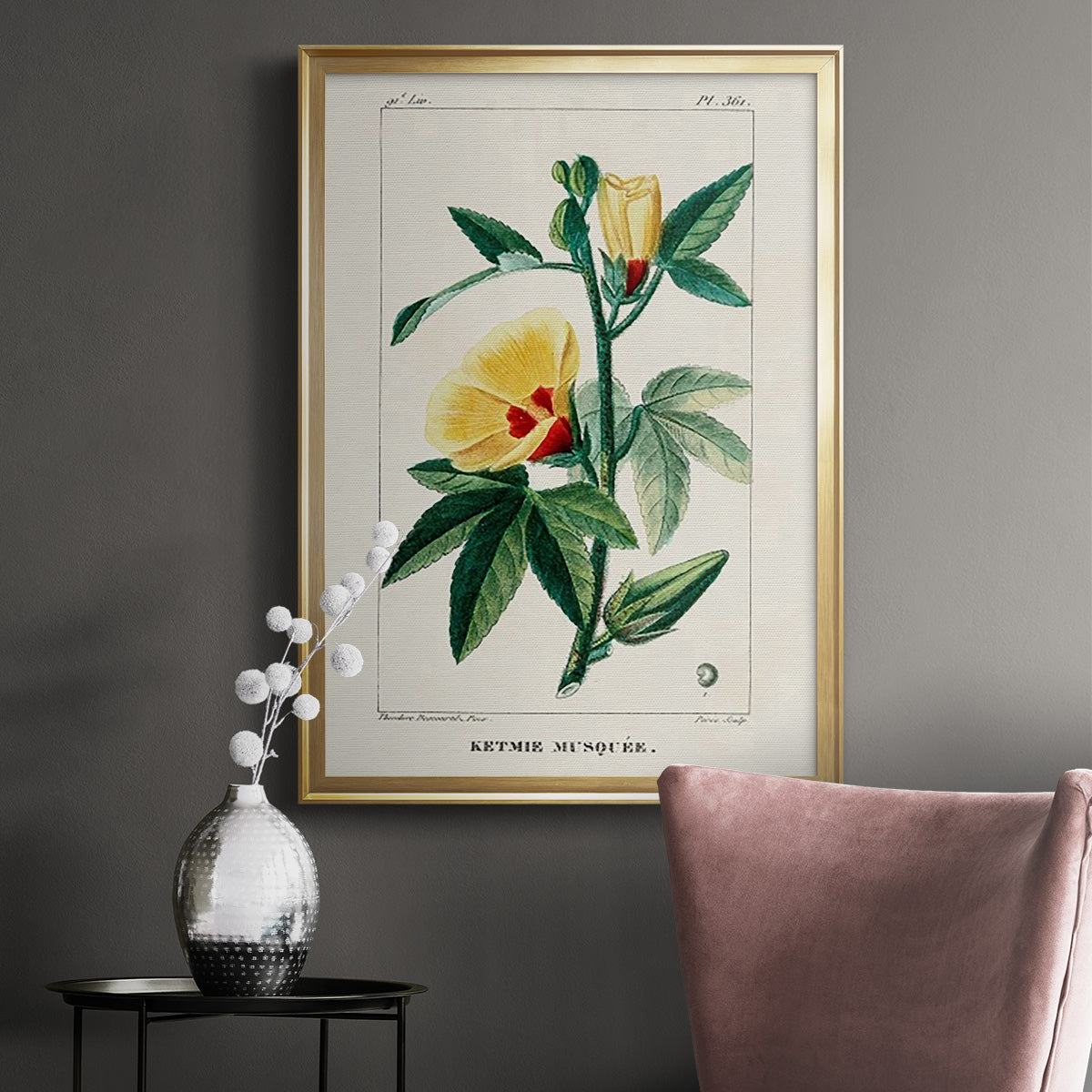 Turpin Tropical Botanicals VI - Modern Framed Canvas Print