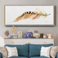 Tail Feather IV - Floater Framed Canvas Print