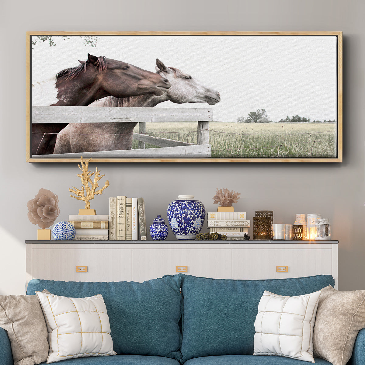 Conspirators - Floater Framed Canvas Print