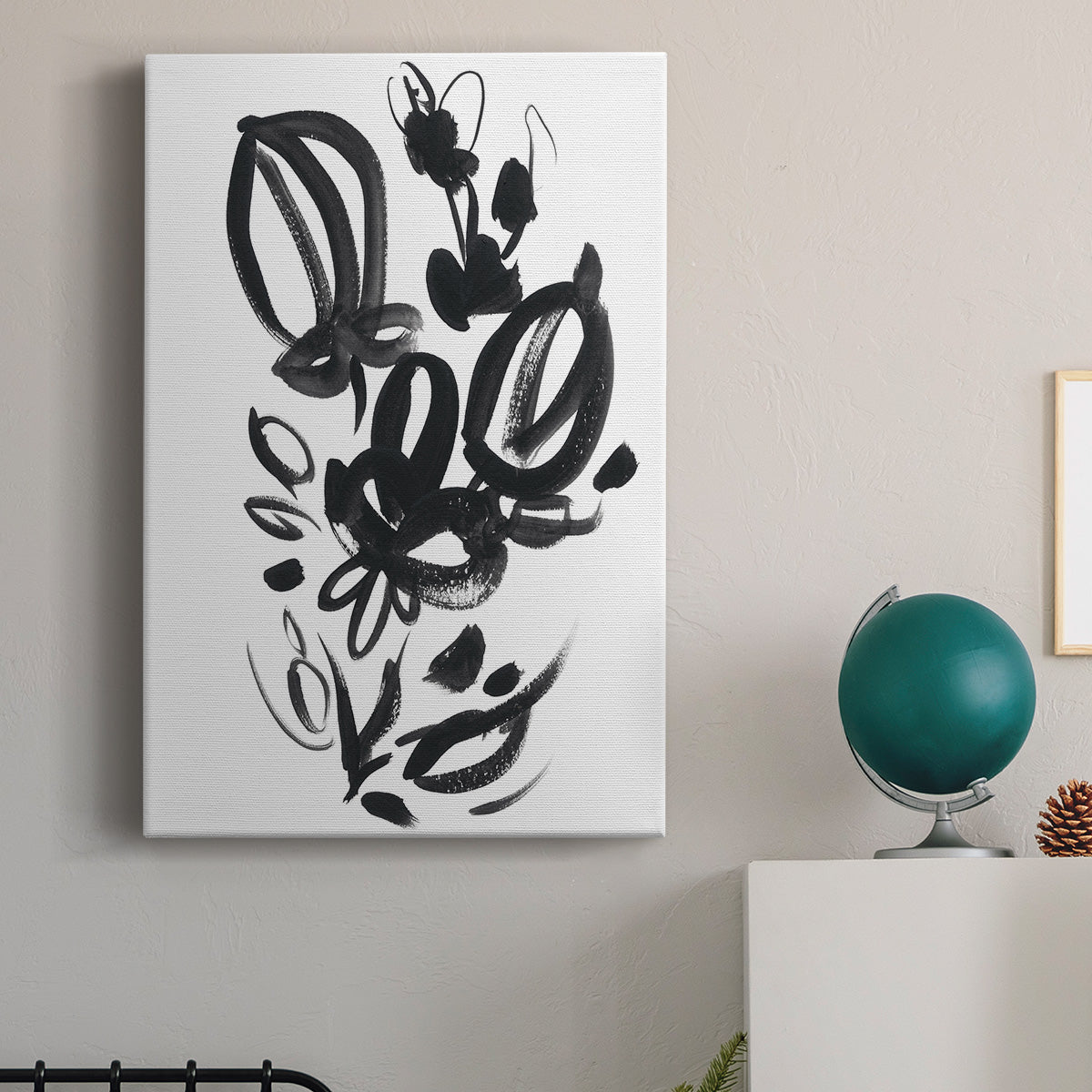 Cameo Bloom III - Canvas Art Print