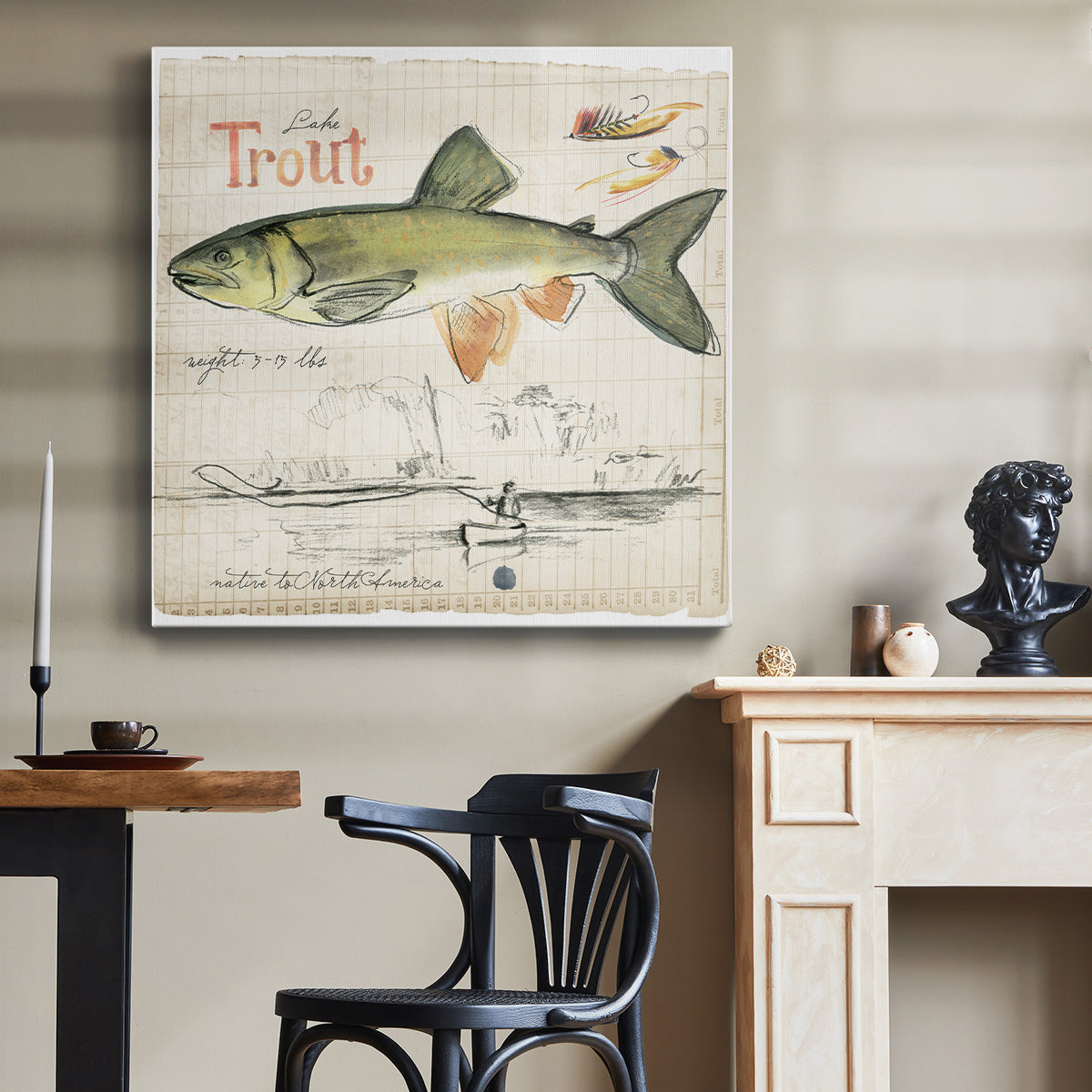 Trout Journal III-Premium Gallery Wrapped Canvas - Ready to Hang