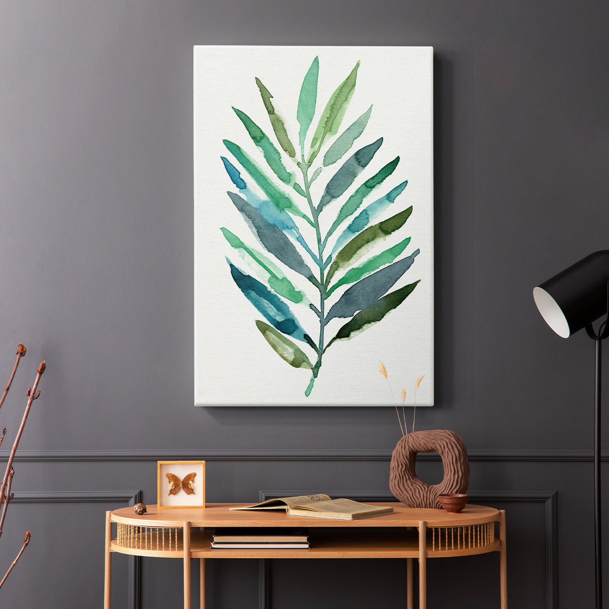 Palm Frond Flow IV - Canvas Art Print