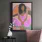 Curly Lady IV - Modern Framed Canvas Print