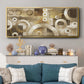 Neutral Motion - Floater Framed Canvas Print
