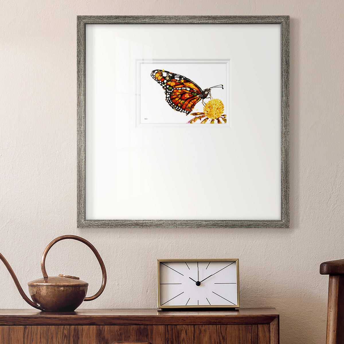 Wings I Premium Framed Print Double Matboard