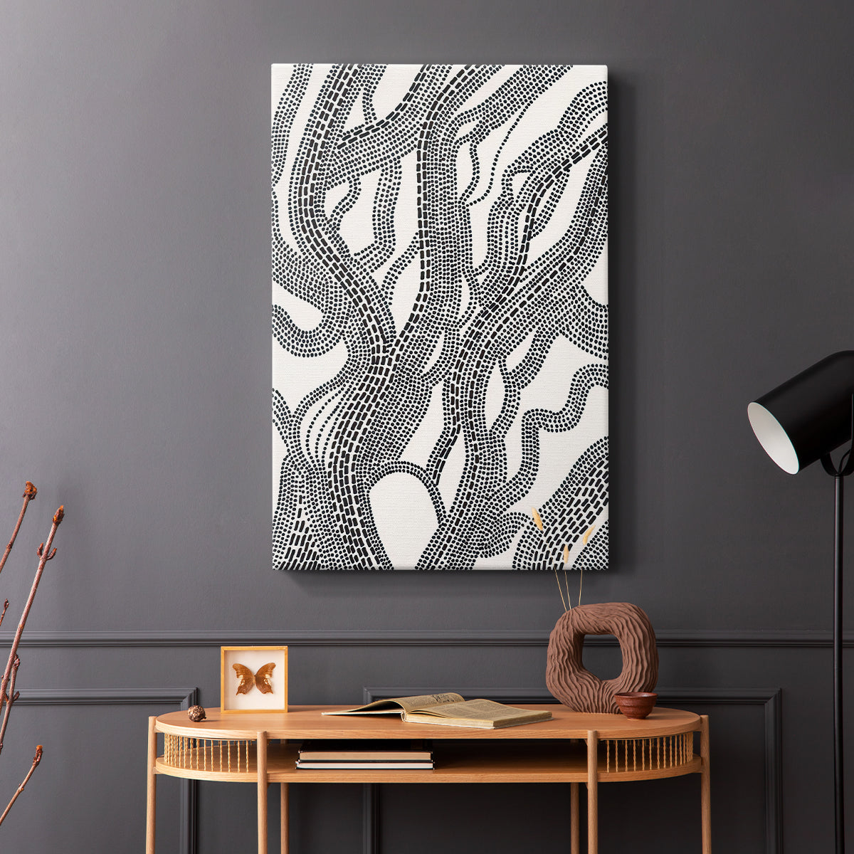 Dots and Dashes I - Canvas Art Print