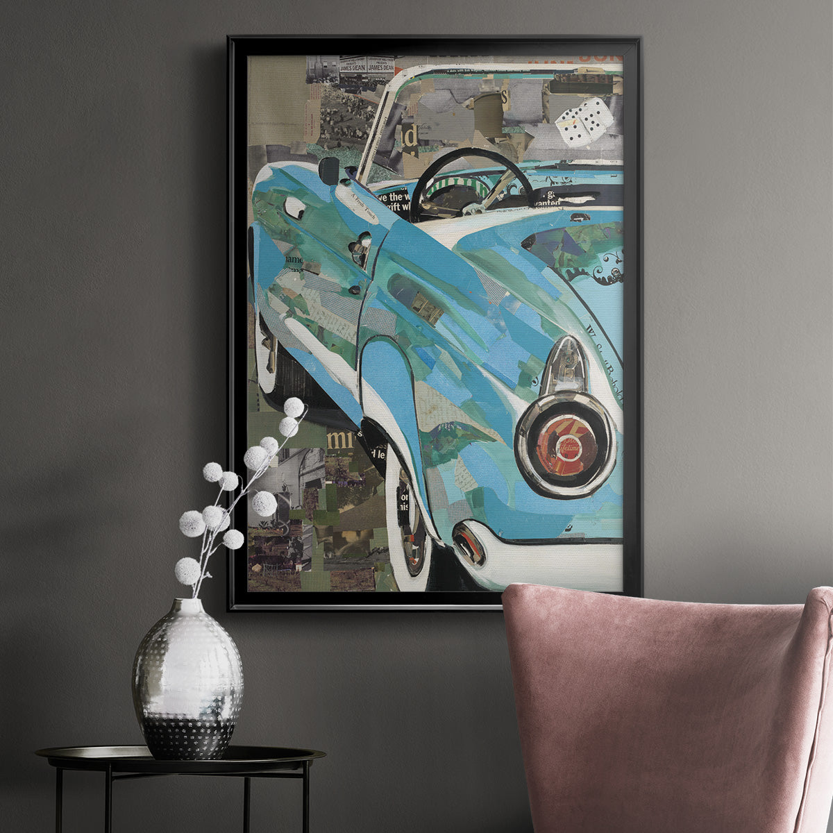 Thunderbird - Modern Framed Canvas Print