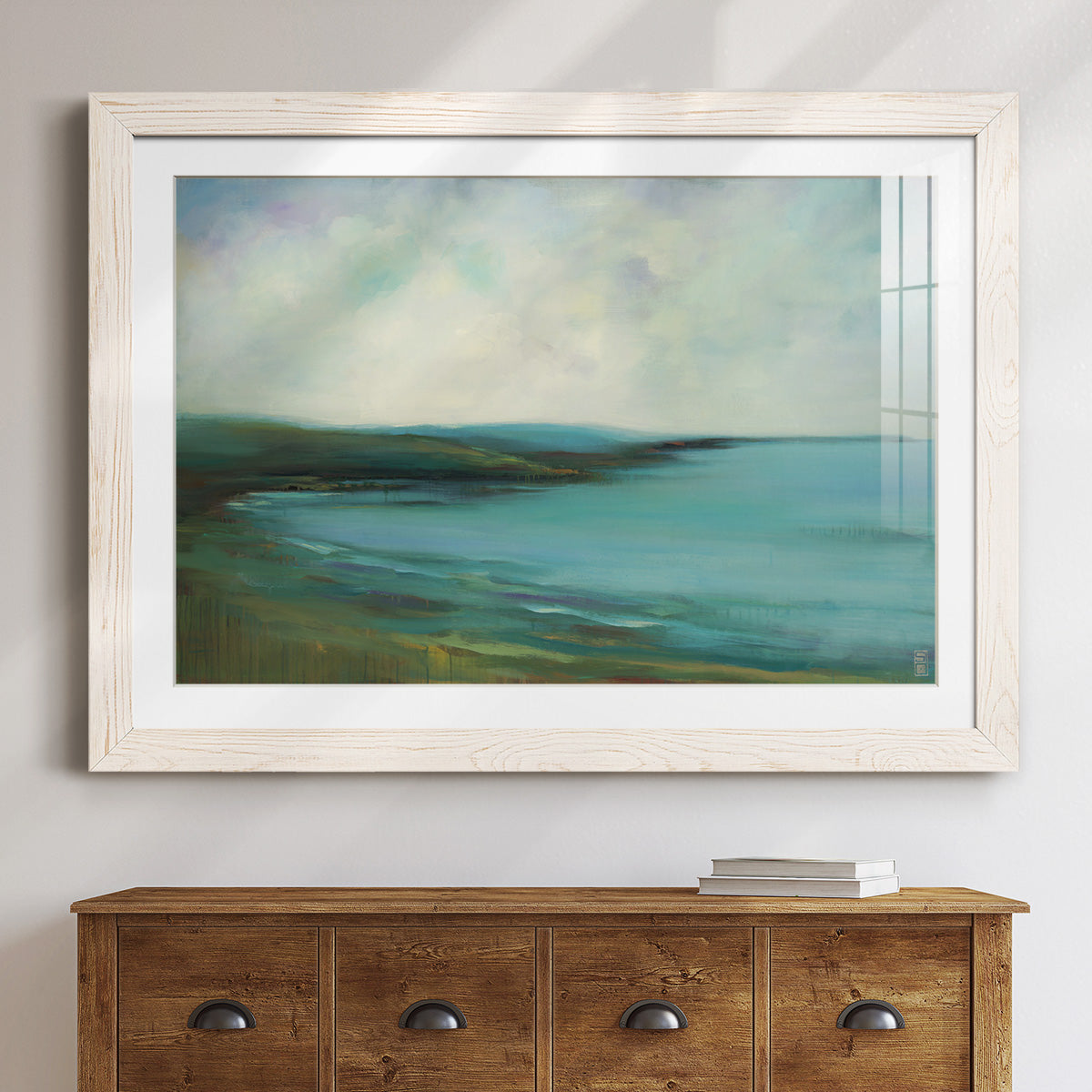 The Sound - Barnwood Framed Art Print