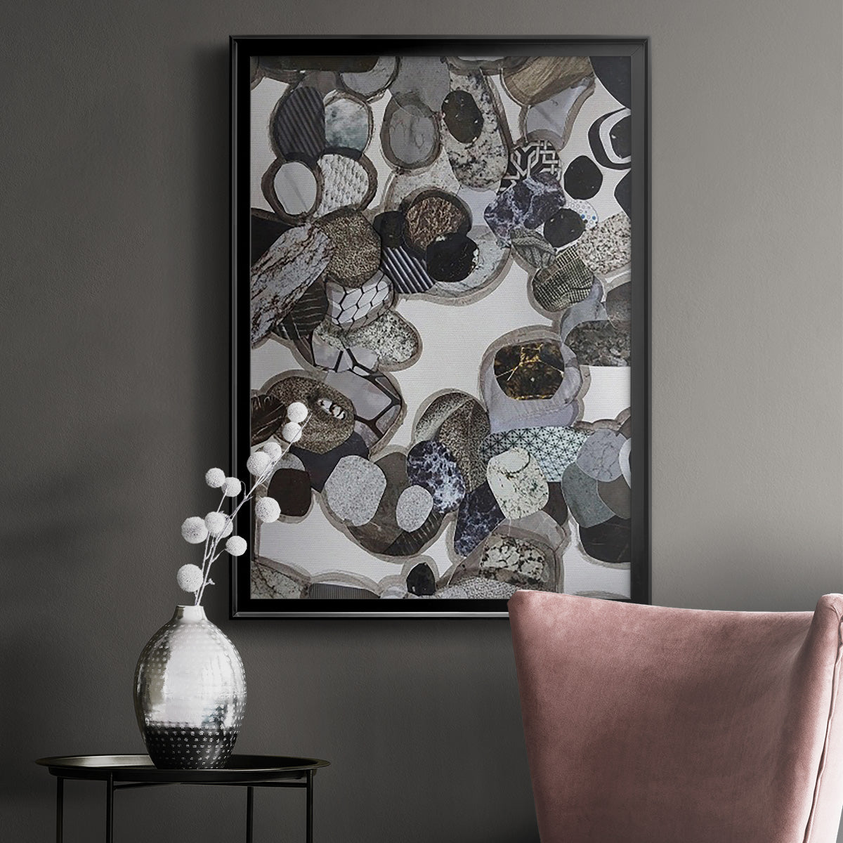 Egyptian Desert - Modern Framed Canvas Print