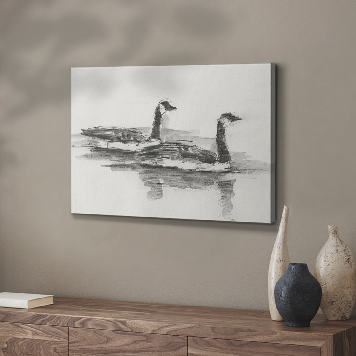 Geese Study I - Canvas Art Print