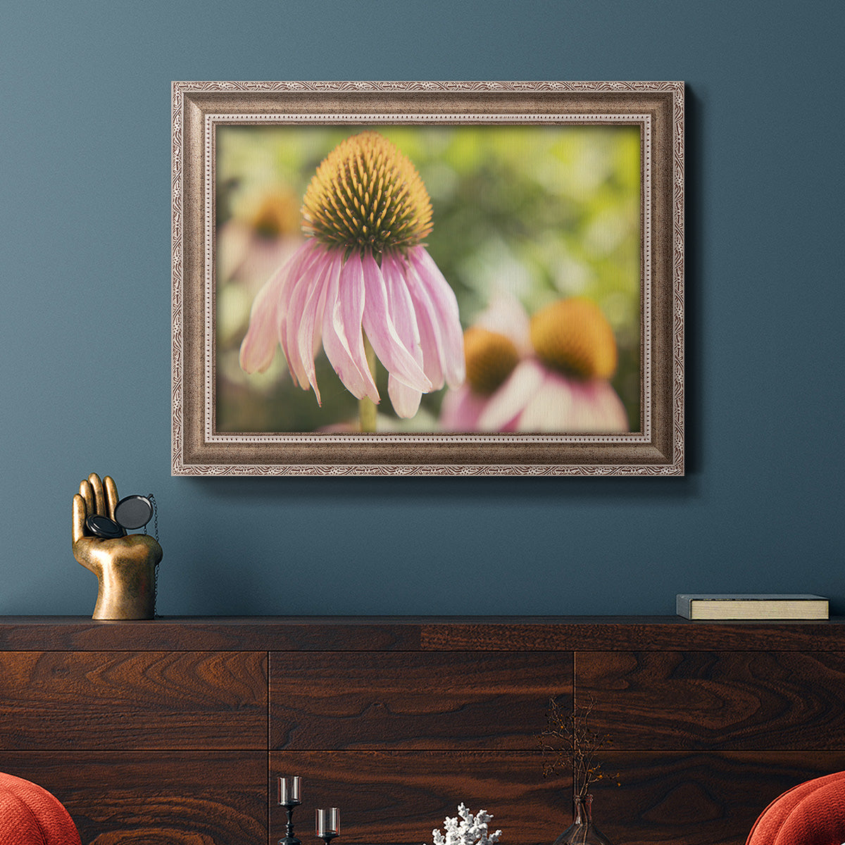 Echinacea Study II Premium Framed Canvas- Ready to Hang